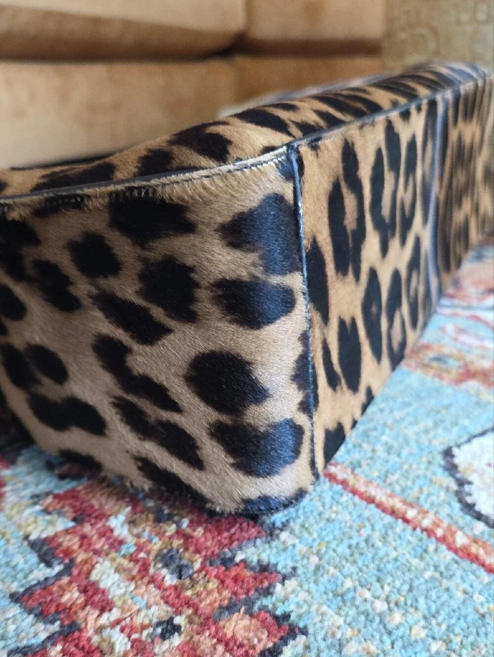 Salvatore Ferragamo Star Tote In Cheetah Print Pony Hair